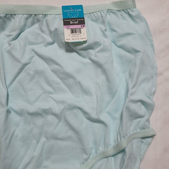 VANITY FAIR Size 6 Perfectly Yours Tailored Cotton Brief NWT - Picture 3 of 3